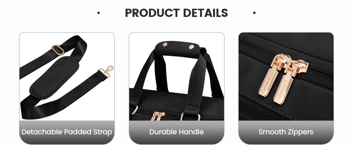 Спортивна сумка LOVEVOOK для жінок: дорожня сумка, weekender, з косметичкою, відділенням для взуття та мокрих речей, водонепроникна пляжна/басейнова/сауна сумка, ручна поклажа для подорожей, зелена