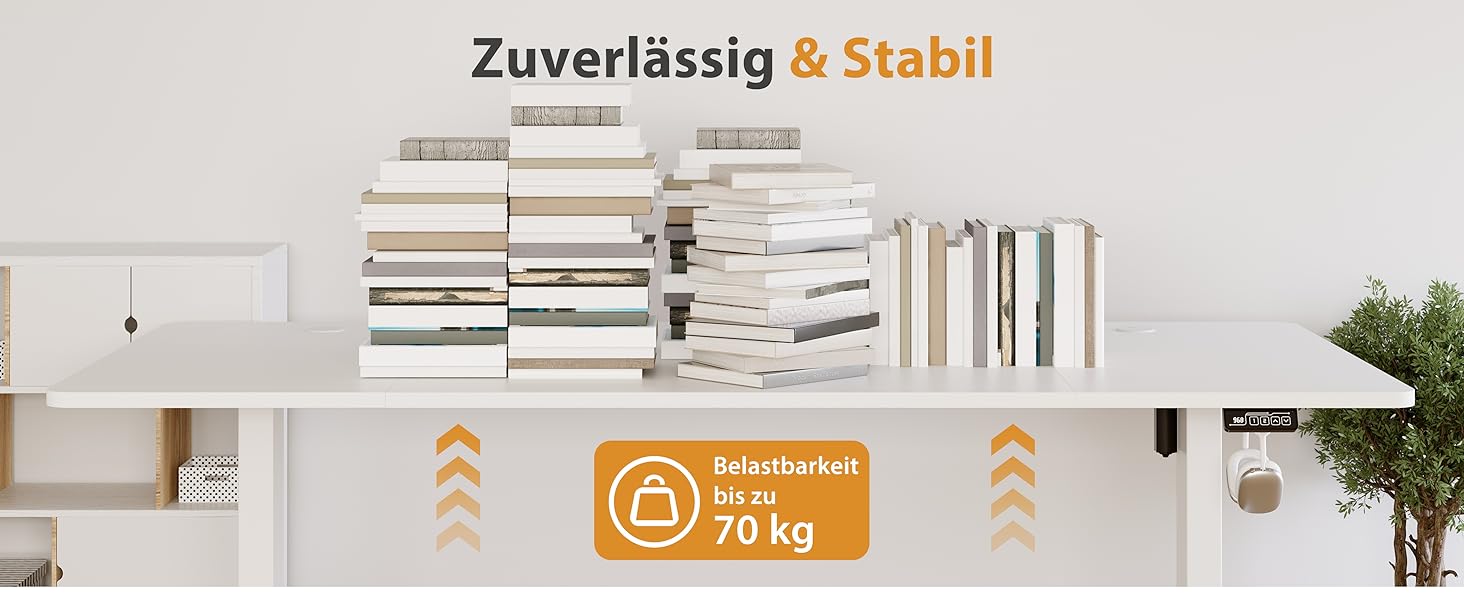 Регульований стіл для роботи з USB-C, електричний, з пам'яттю, стоячи/сидячи, комп'ютерний, для офісу, білий Pro, 200 x 80 см