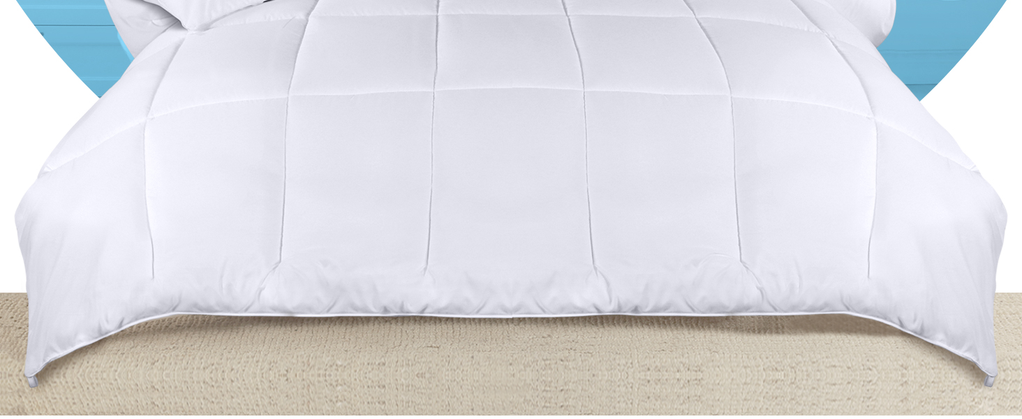 Плед Utopia Bedding 220x240 см: легкий плед з мікрофібри для 2 осіб (білий)