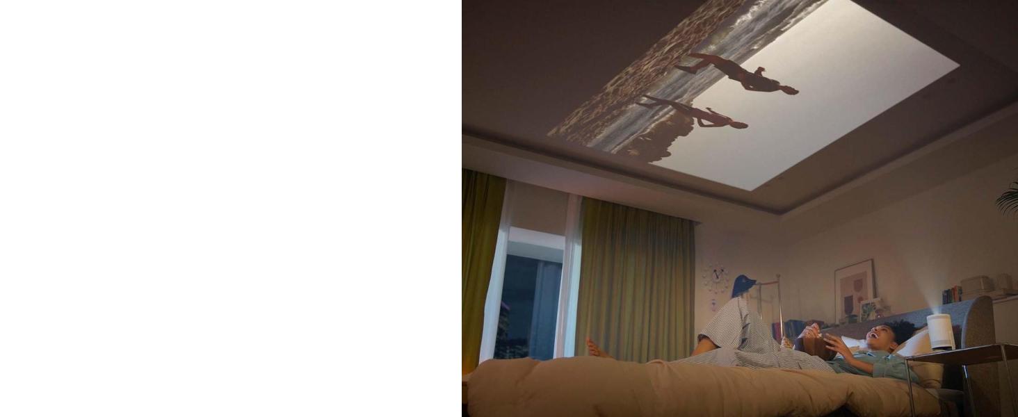 Samsung The Freestyle: Портативний LED-проектор Full HD HDR10 з автонастроюванням та 360° звуком (2023)