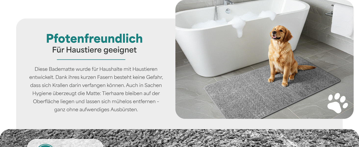 Килимок для ванної кімнати сірого кольору, антиковзкий, швидковисихаючий, 50x80 см