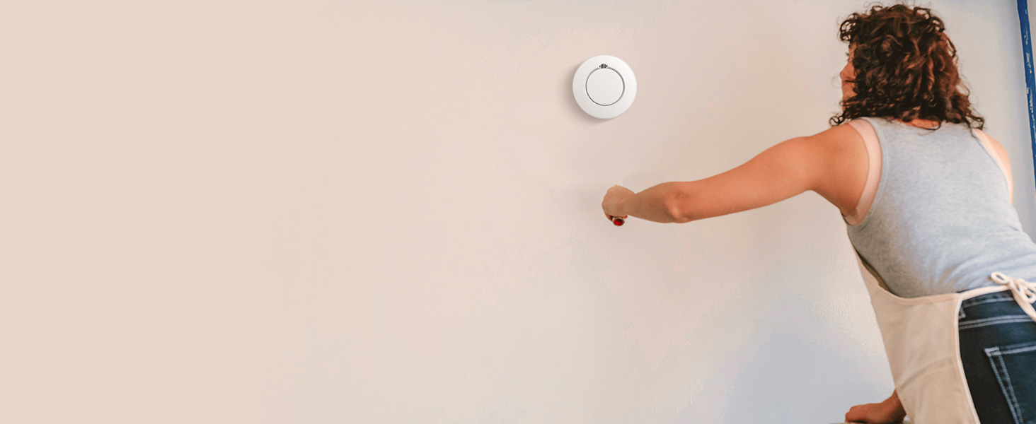 Набір димових сповіщувачів Meross з Wi-Fi, сумісний з Apple HomeKit (3 шт. з хабом)