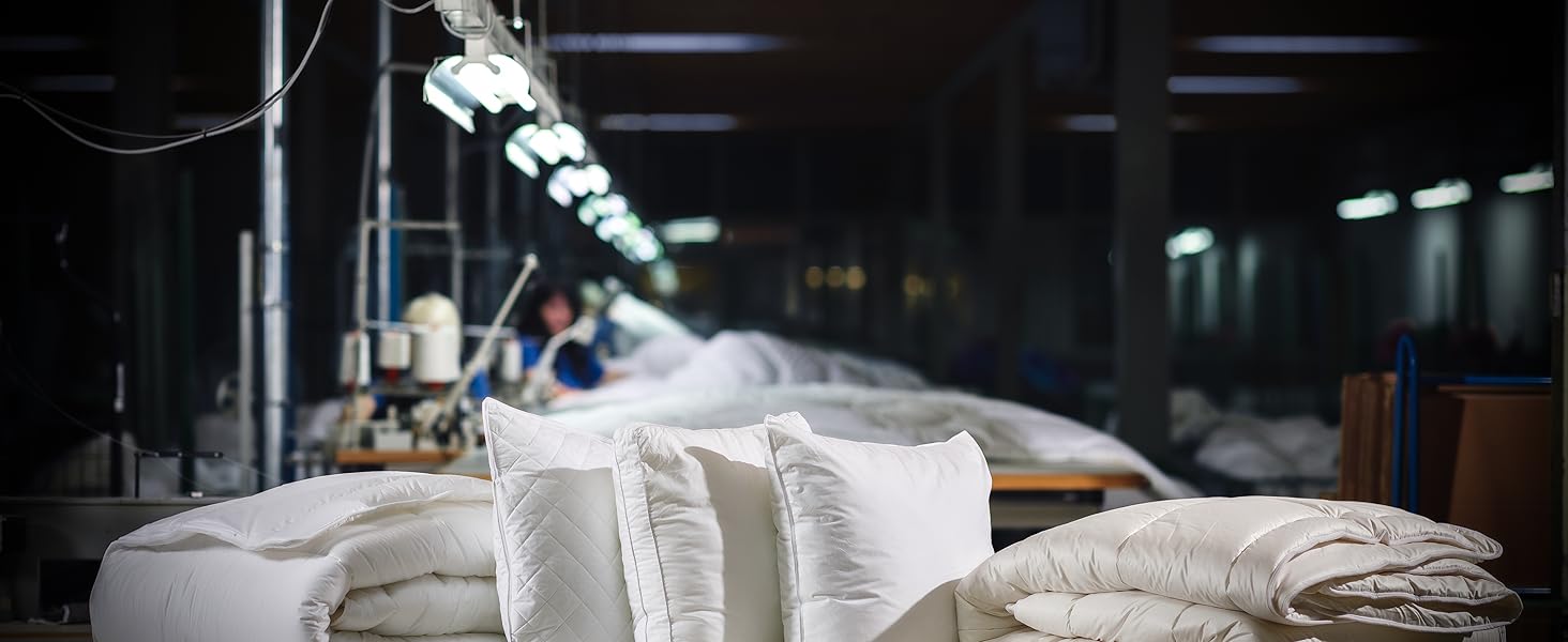 Ковдра зимова 155x220 см Blanco для алергіків, тепла та дихаюча, з вологорегулюванням, екологічна стегане покривало