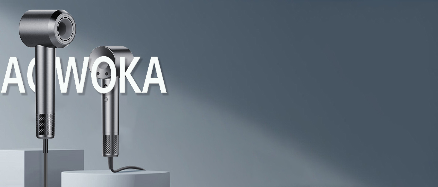 Високошвидкісний іонний фен для волосся 2026, 160 000 об/хв, з дифузором та функцією Thermocontrol, низький рівень шуму 57 дБ