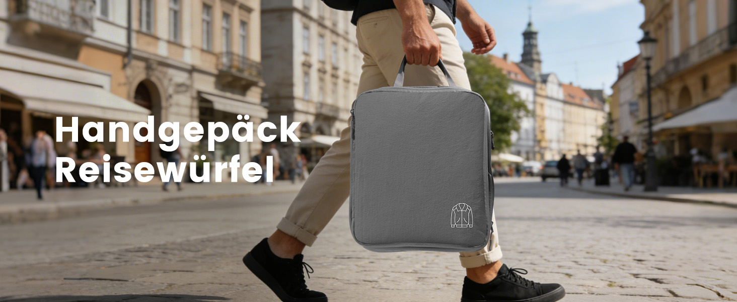 Набір компресійних органайзерів для валізи та рюкзака з нейлону, дорожні сумки-пакувальники для одягу, сірі, 5 предметів