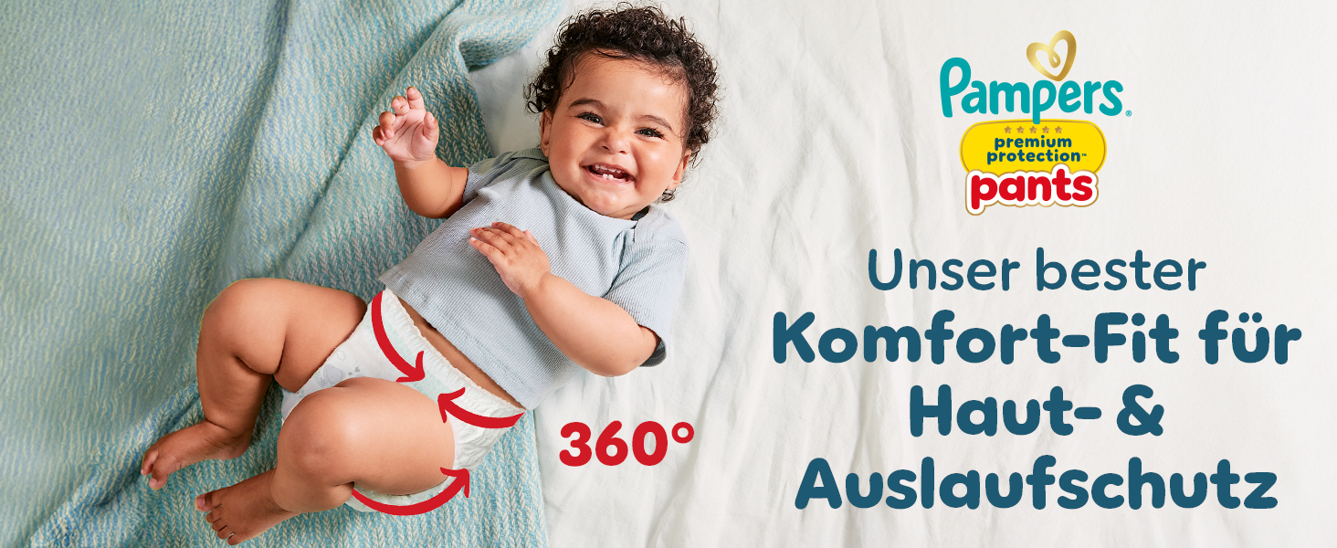 Підгузки-трусики Pampers Premium Protection Pants розмір 4 (9-15 кг), 168 шт, преміум-захист та комфорт