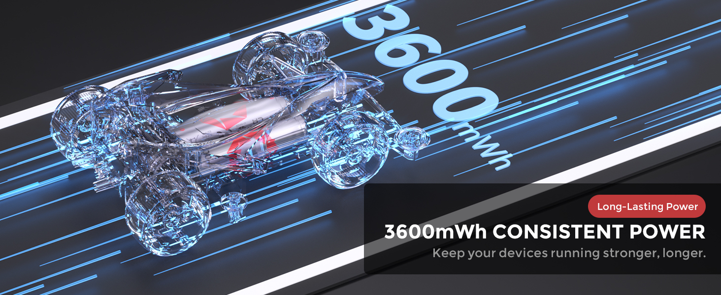 Акумулятори PHOTOOLEX AA 1.5V 3600mWh, комплект 8 шт. з кейсом для зберігання, високої ємності, перезарядні літієві батарейки (без зарядного пристрою)
