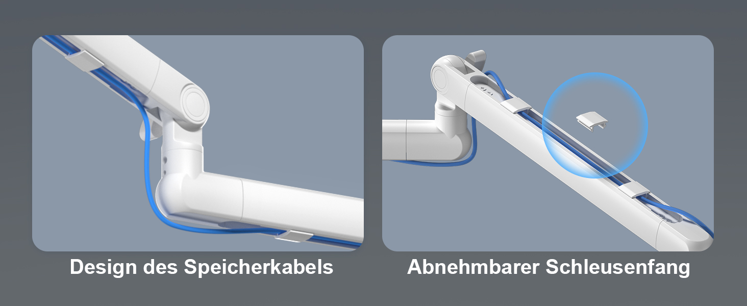 Стійка для мікрофона Aokeo AK-55 для столу, біла - для Yeti, Snowball, HyperX, Elgato
