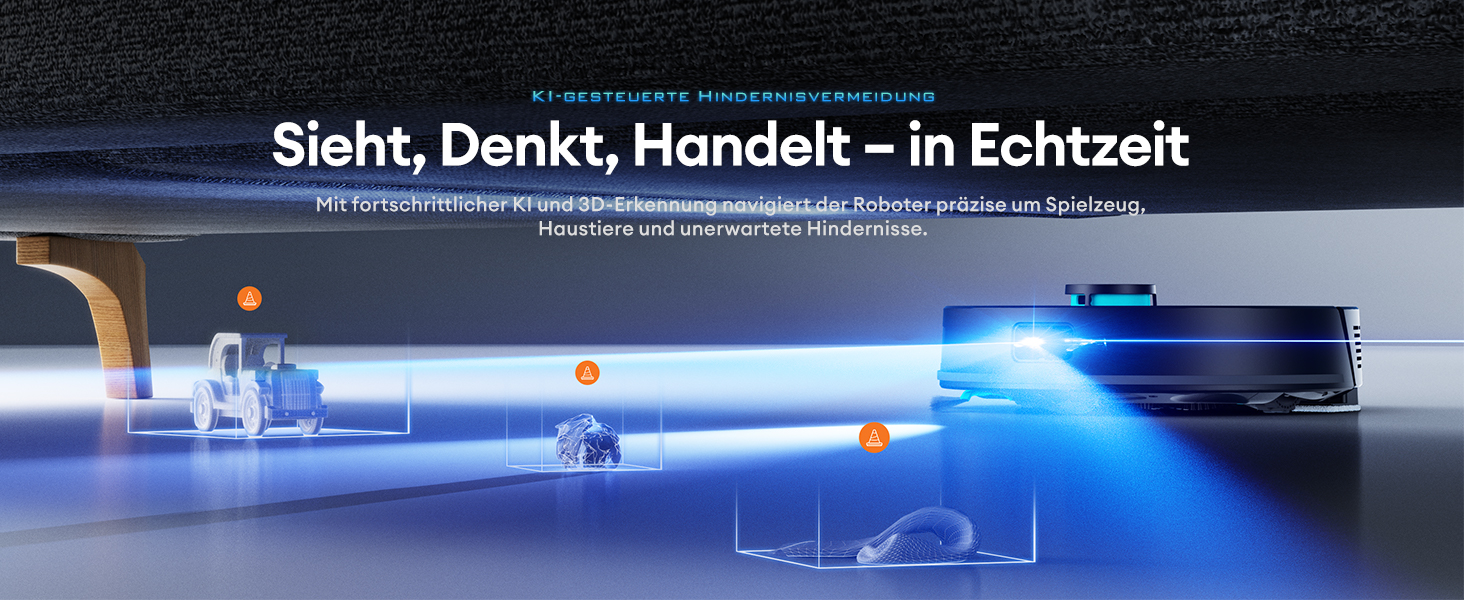 Робот-пилосос Ultenic T20 Pro з функцією миття, 8000 Па, док-станція 3,5 л, для шерсті тварин та килимових покриттів, AI-лазерне уникнення перешкод, керування через додаток