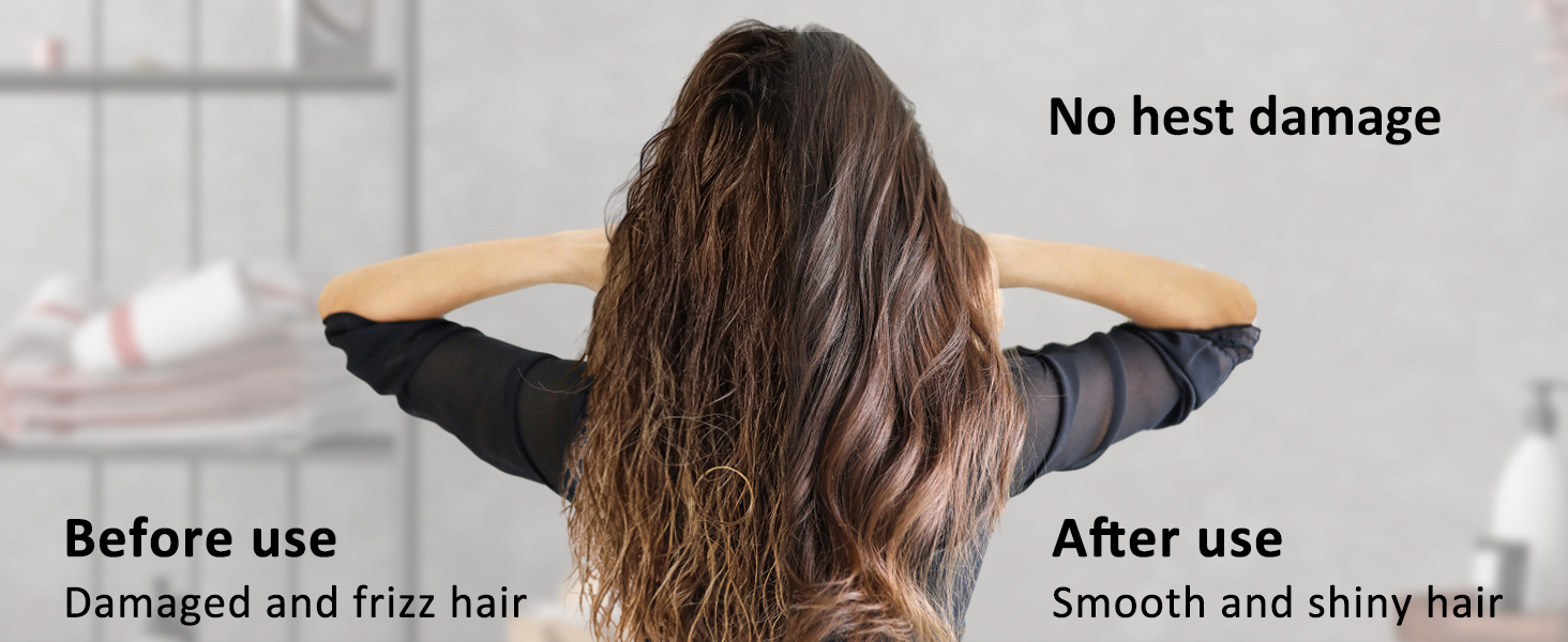 Іонний фен для волосся Slopehill 1800W для швидкого сушіння, професійний салонний фен з 3 насадками-концентраторами, дифузором, 3 режимами температури та 2 швидкостями (матовий синій)