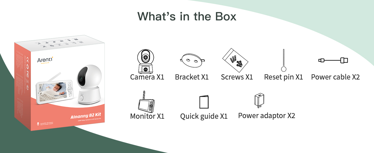 Радіоняня Arenti з камерою та додатком, 5