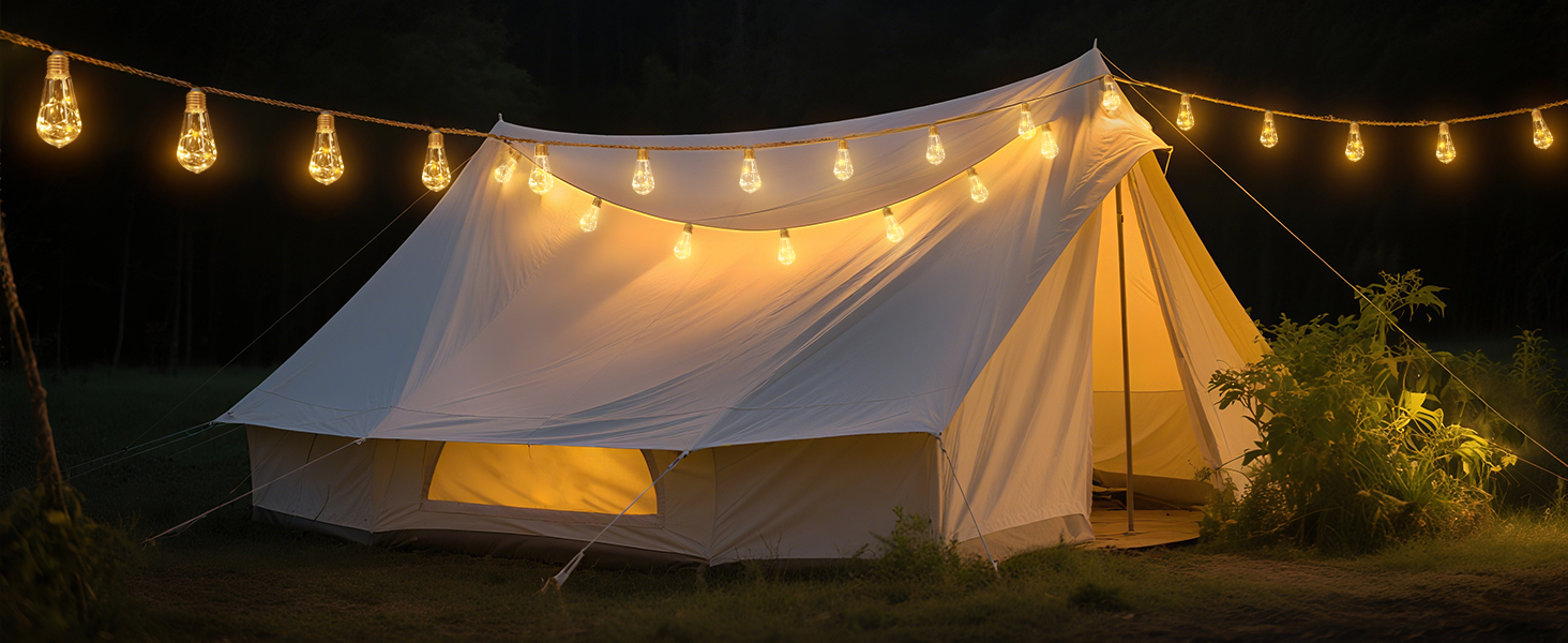 LED-гірлянда сонячна зовнішня 10м, 16+1 G40, диммування, 3 режими, пульт дистанційного керування, вологостійка, тепле світло, для саду, балкону, декору