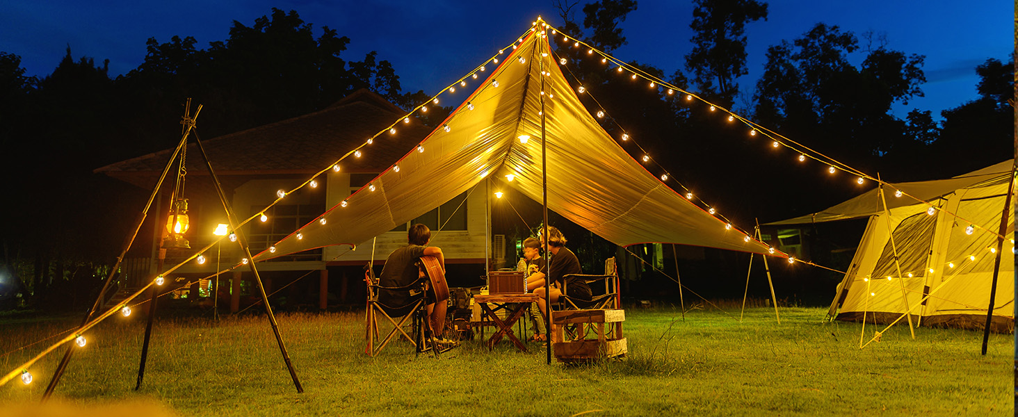 Ланцюжок прикрас для зовнішнього використання на батарейках G30, 9м, 20 LED, тепле біле світло, з пульт дистанційного керування, таймер, диммування, IP64, для саду, ялинки, балкона, бістро.