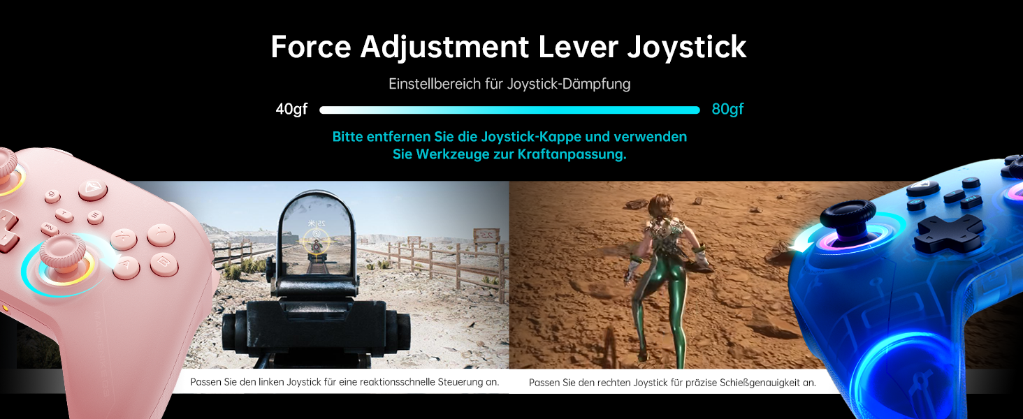 Геймпад Machenike G3V2 для PC, Switch, iOS, Android - бездротовий контролер з RGB-підсвічуванням та програмованими кнопками