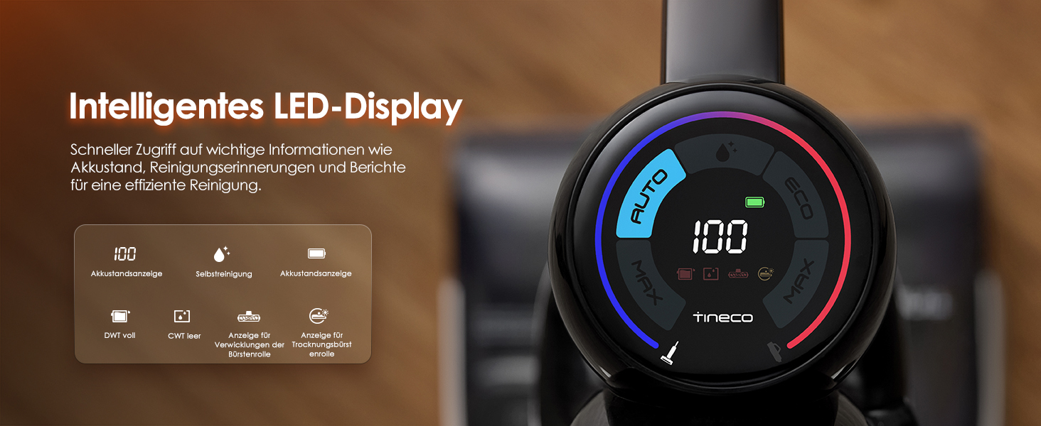 Tineco FLOOR ONE Switch S6 Stretch Breeze: 2-в-1 пилосос для сухого та вологого прибирання з функцією самоочищення та тривалістю роботи 60 хв