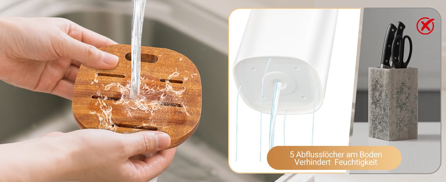 Набір ножів Makfoner 6 шт. з знімним бруском: кухонні ножі Сантоку, для хліба, кухонні, для чищення, універсальні, ножиці, з нержавіючої сталі, білий