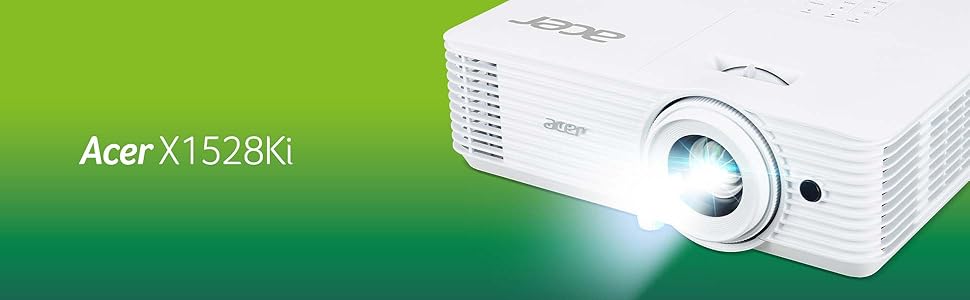 Проектор Acer X1528Ki Full HD 5200 ANSI лм, 3D, Keystone, HDMI – для дому та бізнесу
