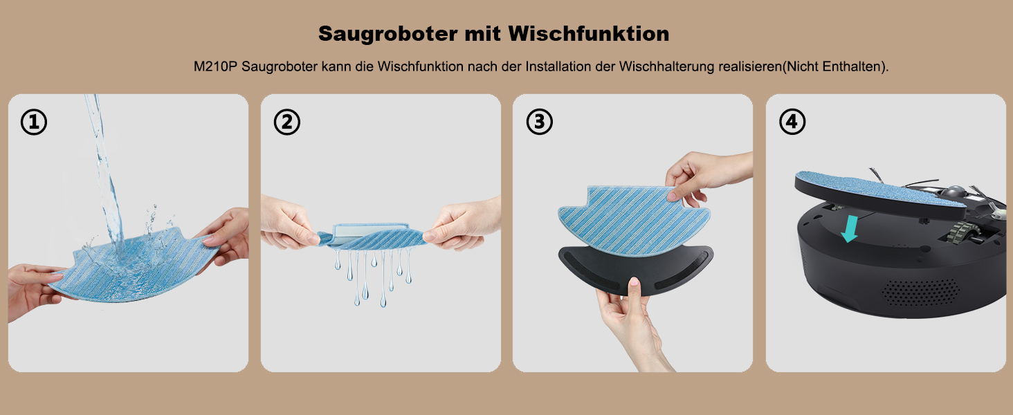 Робот-пилосос LEFANT M210PG з потужністю 2200 Pa, Wi-Fi, сумісний з Alexa, керування через додаток, час роботи 120 хвилин, оптимізований для килимів, шерсті тварин та твердих підлог з базою для зарядки