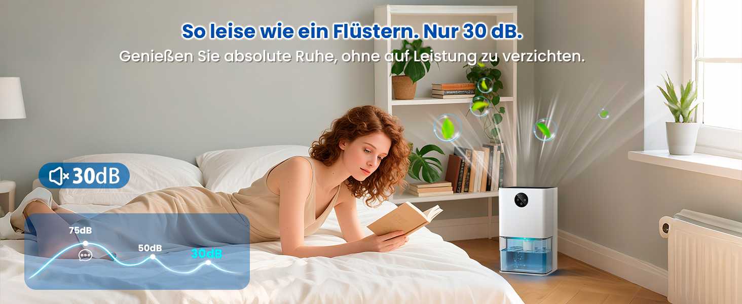 Електричний осушувач повітря для підвалу та квартири 1800 мл з таймером, нічним світлом та автоматичним відтаванням. Тиха робота, 7 кольорів.