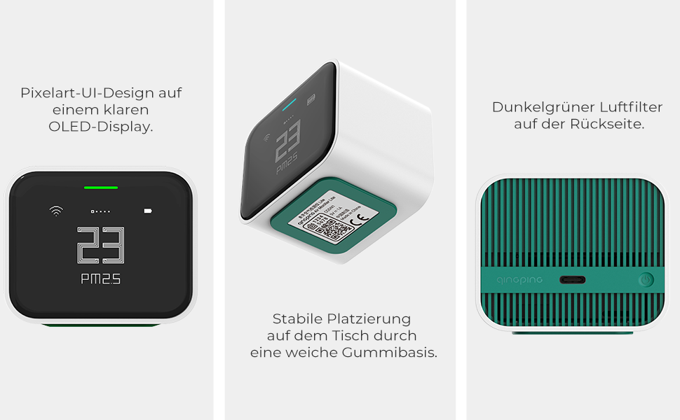 Qingping Air Monitor Lite: Wi-Fi монітор якості повітря з підтримкою HomeKit (CO2, PM2.5, PM10, температура, вологість)
