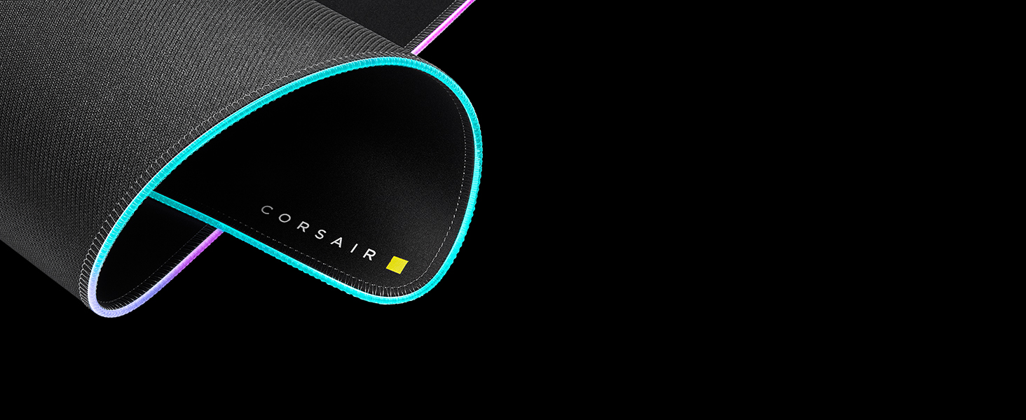 Килимок для миші Corsair MM700 RGB Extended - 930x400 мм - RGB підсвітка 360° - USB хаб - чорний