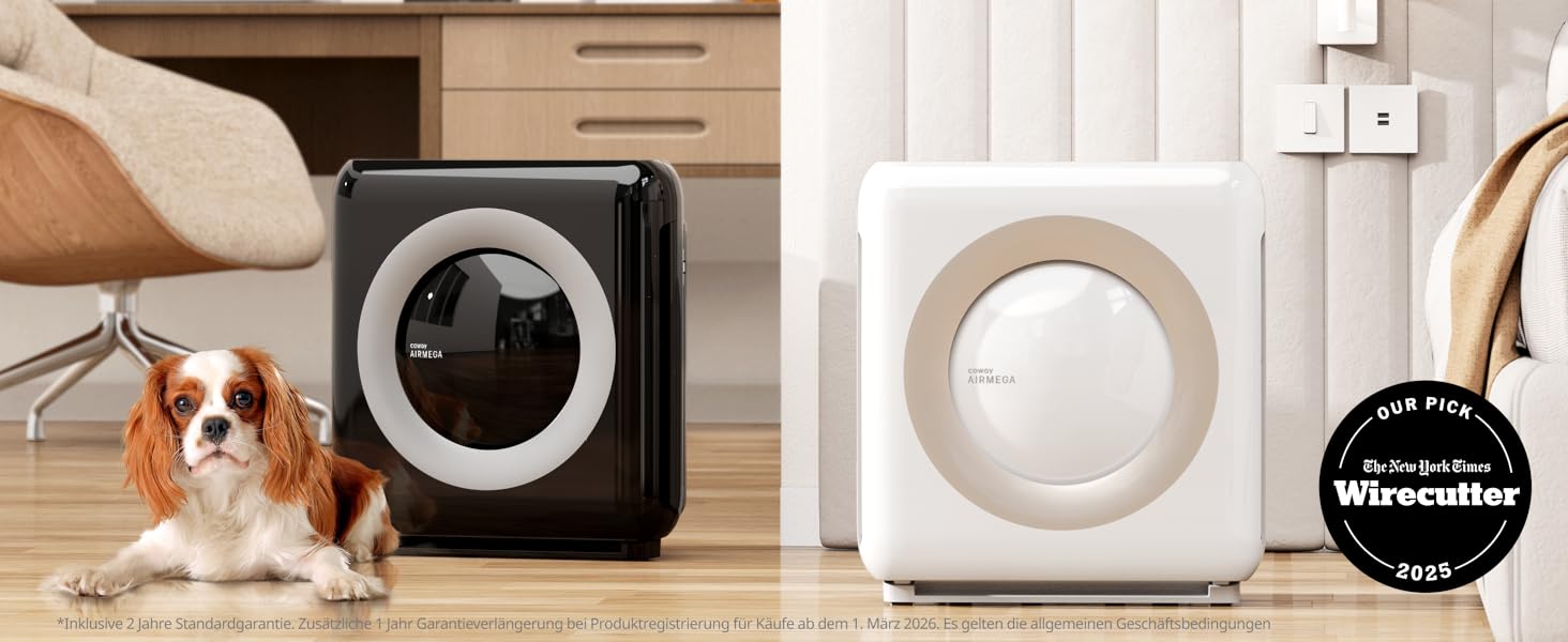 Очищувач повітря COWAY Mighty AP-1512HH з HEPA-фільтром для дому та алергіків, білий (CADR 421 м³/год, еко-режим, від пилу, шерсті та пилку)