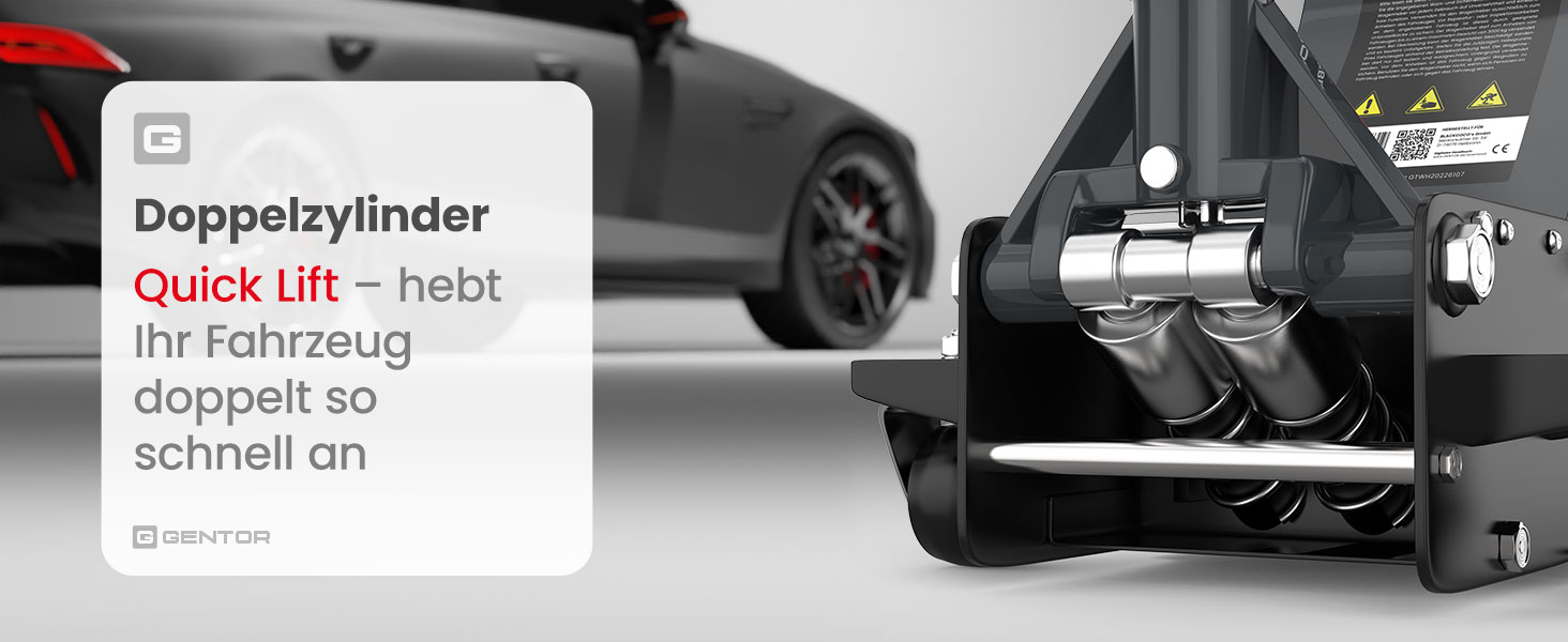 Гідравлічний домкрат 3T низькопрофільний 75-505мм з гумовими накладками для легкових авто та SUV – професійний, посилений, з роликами 360° (антрацит)