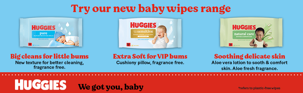 Дитячі вологі серветки Huggies Pure, 99% чистої води, без віддушок, 18 упаковок по 56 шт (загалом 1008 шт)