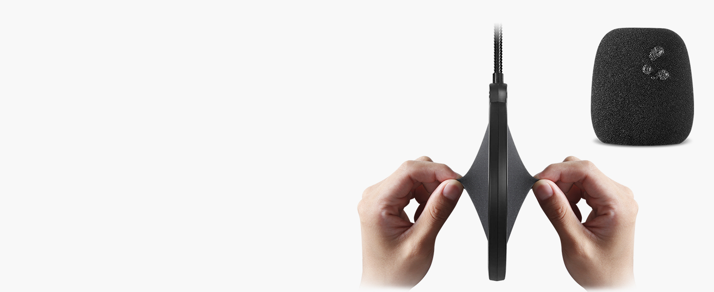 Стійка для мікрофона TONOR з кріпленням-держателем, поп-фільтром та адаптером 3/8