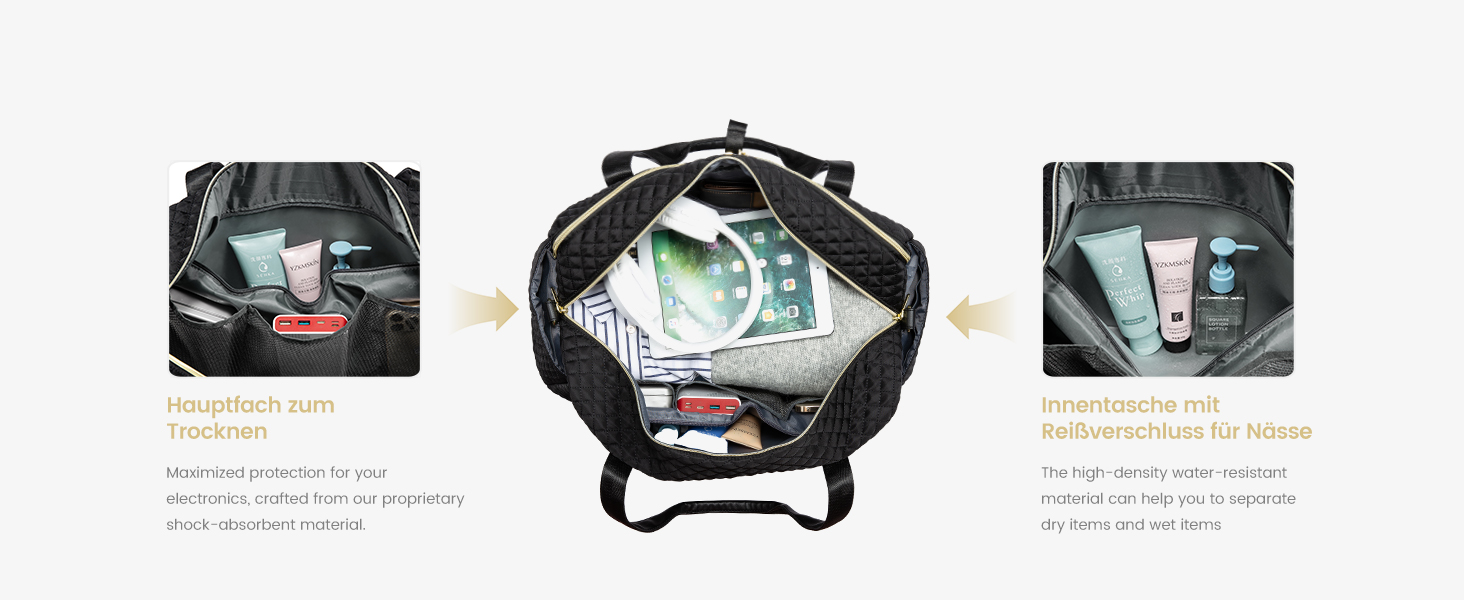 Спортивна сумка LOVEVOOK для жінок з відділенням для ноутбука, 35L - подорожі, спортзал, клініка