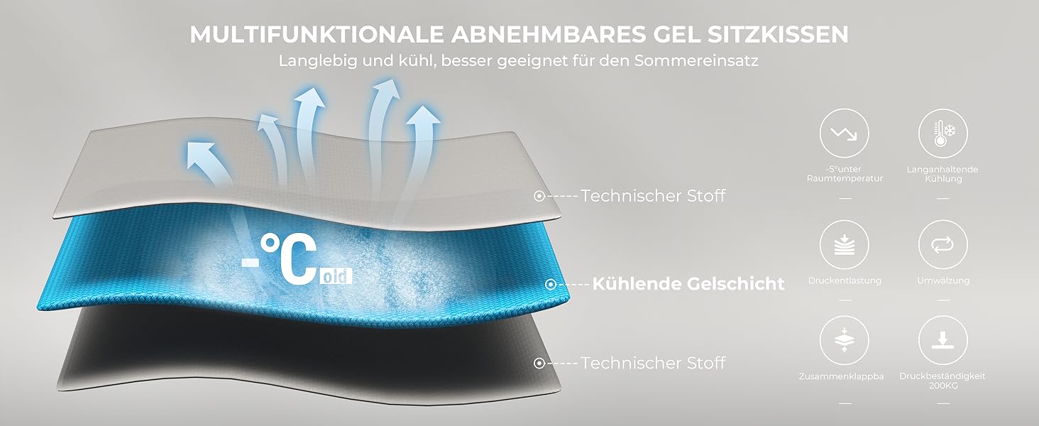 Ігрове крісло Dowinx з тканини, гелевою подушкою та кишеньковим пружинним блоком, ергономічний офісний стілець з підніжкою, масажний ігровий крісло-реклайнер для дорослих, бежевий