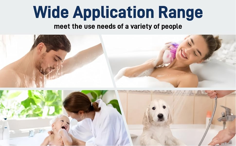 Змішувач для ванни та душу з підключенням 1/2 дюйма, накладний, з виходом для душу та наповнення ванни, хром