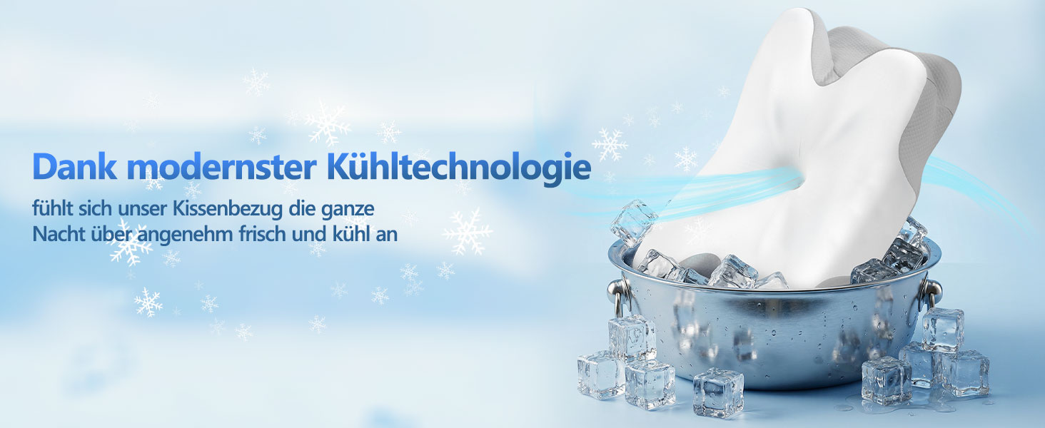 Ортопедична подушка для сну з Memory Foam - для бокових, спинних та животоположних позицій. З покриттям з льонової тканини (білий, сірий)