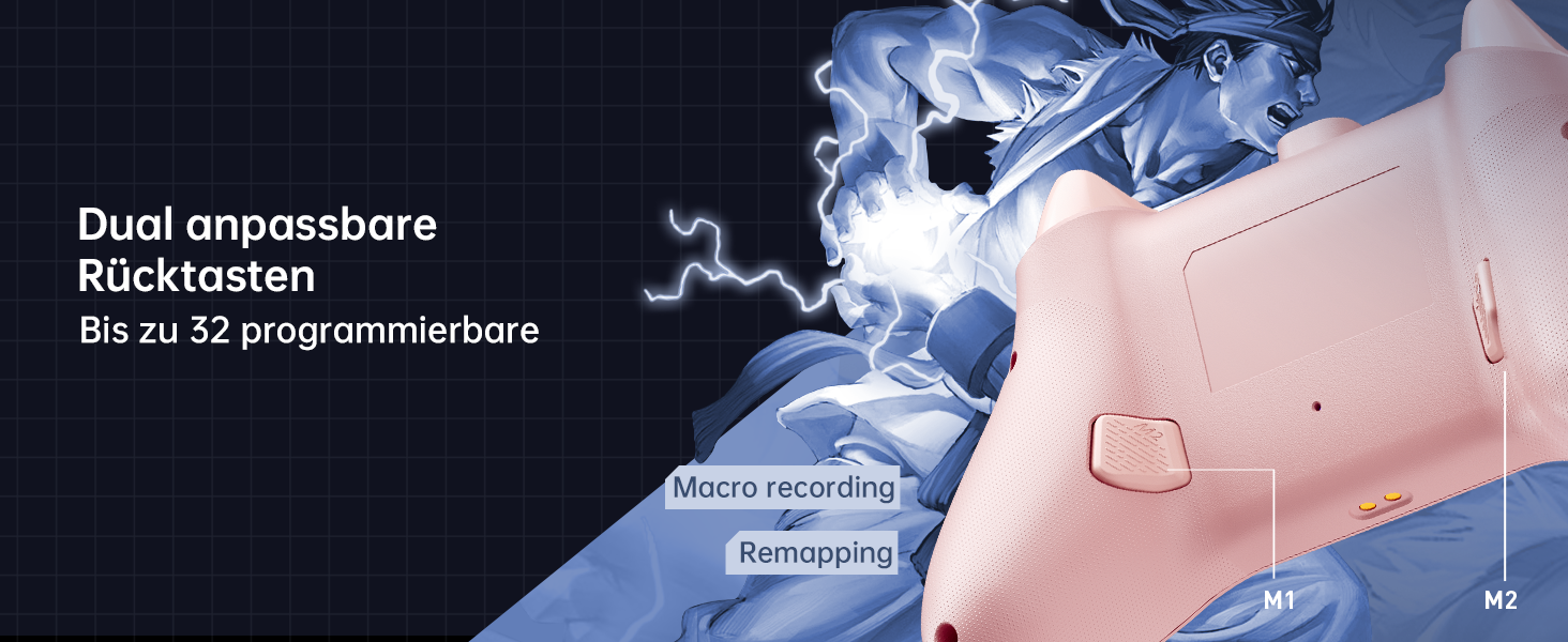 Геймпад Machenike G3V2 для PC, Switch, iOS, Android - бездротовий контролер з RGB-підсвічуванням та програмованими кнопками