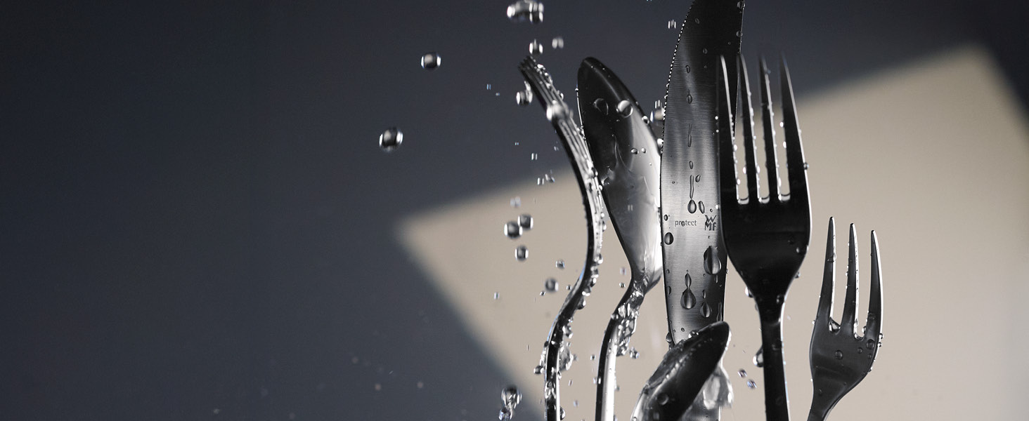 Набір столових приборів WMF Corvo на 6 осіб (30 предметів), нержавіюча сталь Cromargan protect, матове покриття, стійкий до подряпин, придатний для миття в посудомийній машині