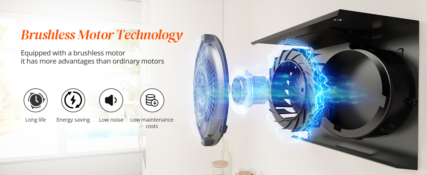 Похила витяжка для кухні FIREGAS 60 см з LED-підсвіткою, 3 рівня швидкості, режимами відводу та рециркуляції (вугільний фільтр)