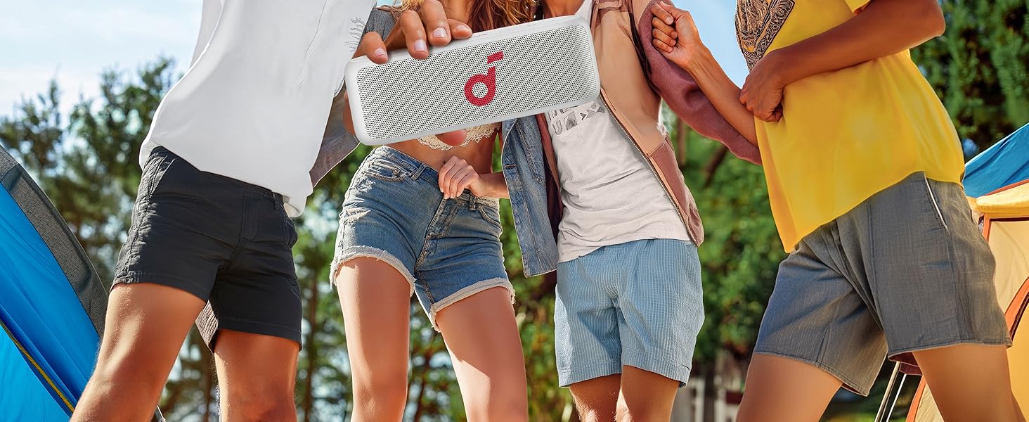 Soundcore Select 2S: Портативна Bluetooth-колонка з 20W, BassUp™ та IPX7 захистом (біла)
