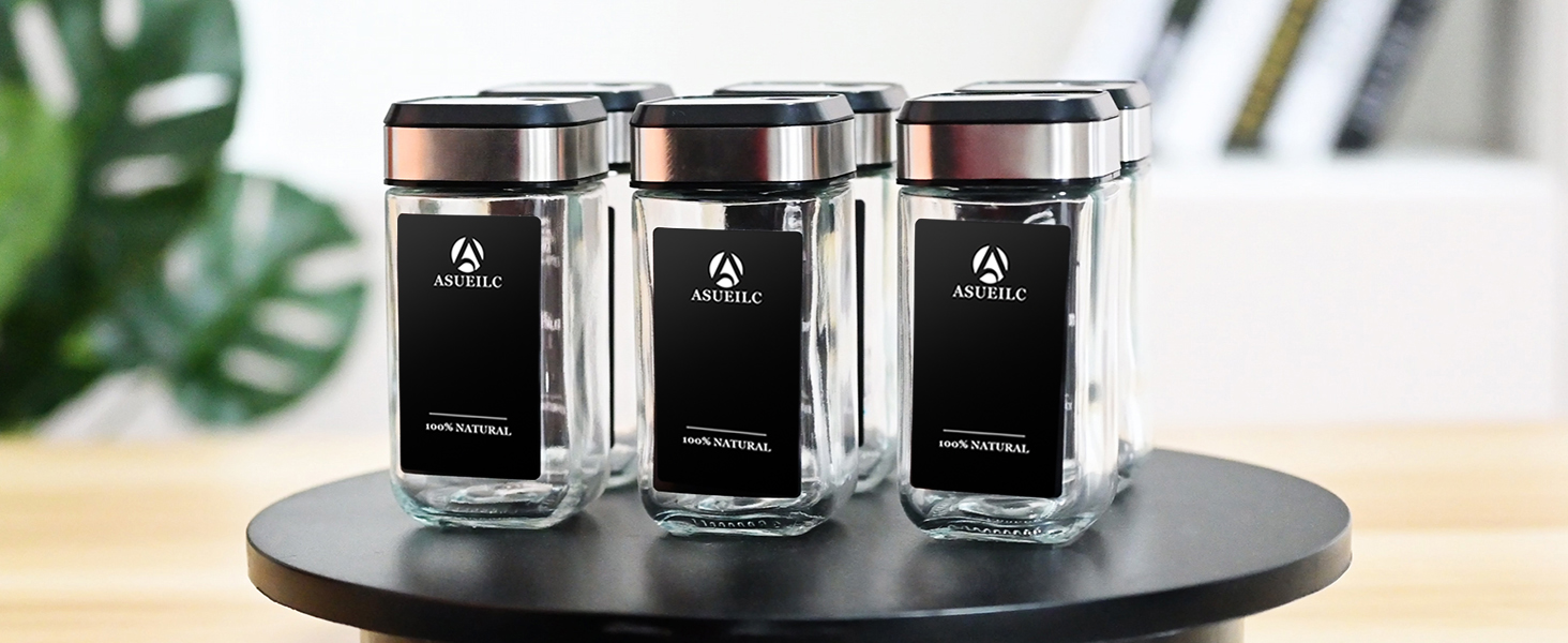 Набір для спецій 24 шт. з поворотними кришками та місткими воронками, вологостійкі етикетки, органайзер для кухні XJ205