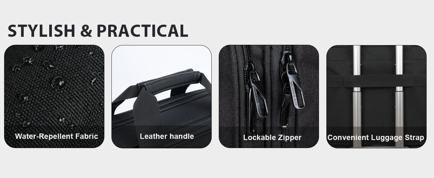 Сумка для ноутбука VANKEAN Premium Briefcase до 17.3 дюймів, чорно-червона