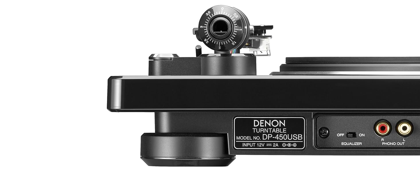 Програвач вінілу Denon, чорний, 414 x 342 x 132 мм