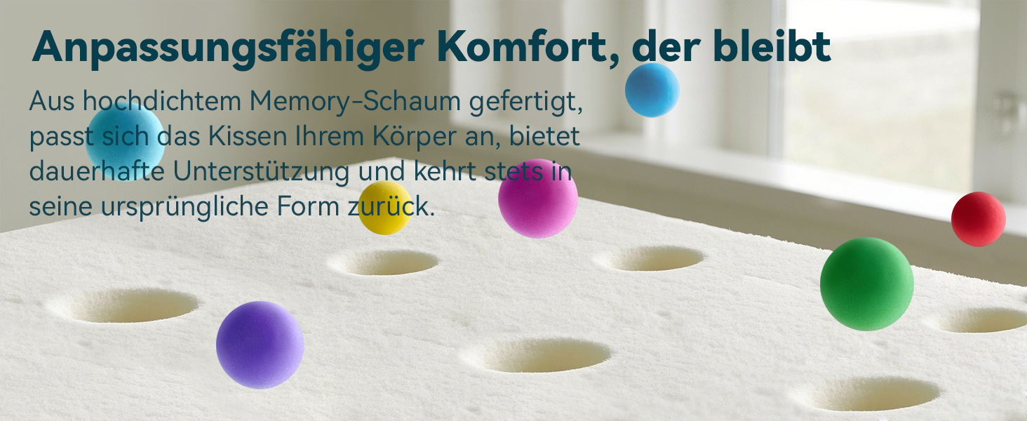 Подушка для спини Ergonomisches RückenKissen Travel Ease з гелевою піною Memory Foam, для офісного крісла, з антистатичним, приємним до шкіри чохлом, для комфортної посадки (Чорний)