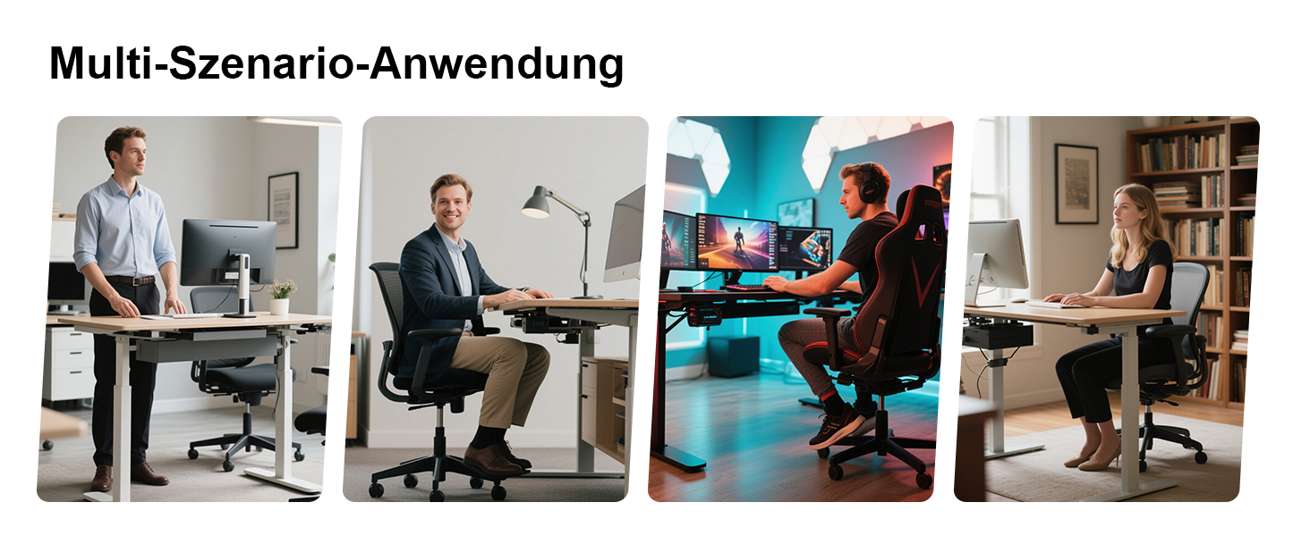 Регульований стіл JUMMICO Standing Desk: електричний, з пам'яттю, білий (160 x 70 см)