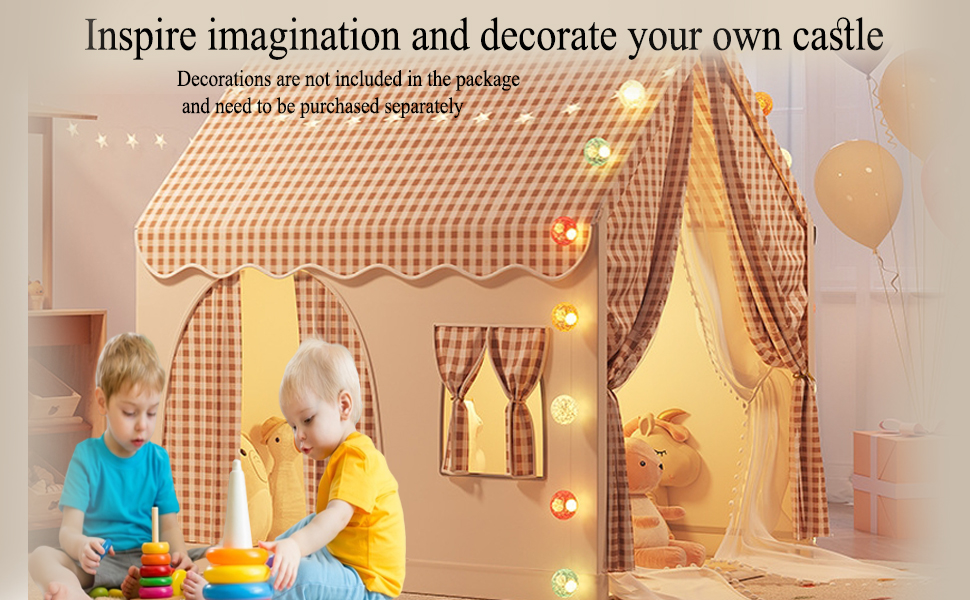 Дитячий намет для гри в приміщенні JRUKM, ігровий будиночок для дівчаток та хлопчиків, намет-ігровий будиночок для дитячої кімнати, ігри та читання, хакі