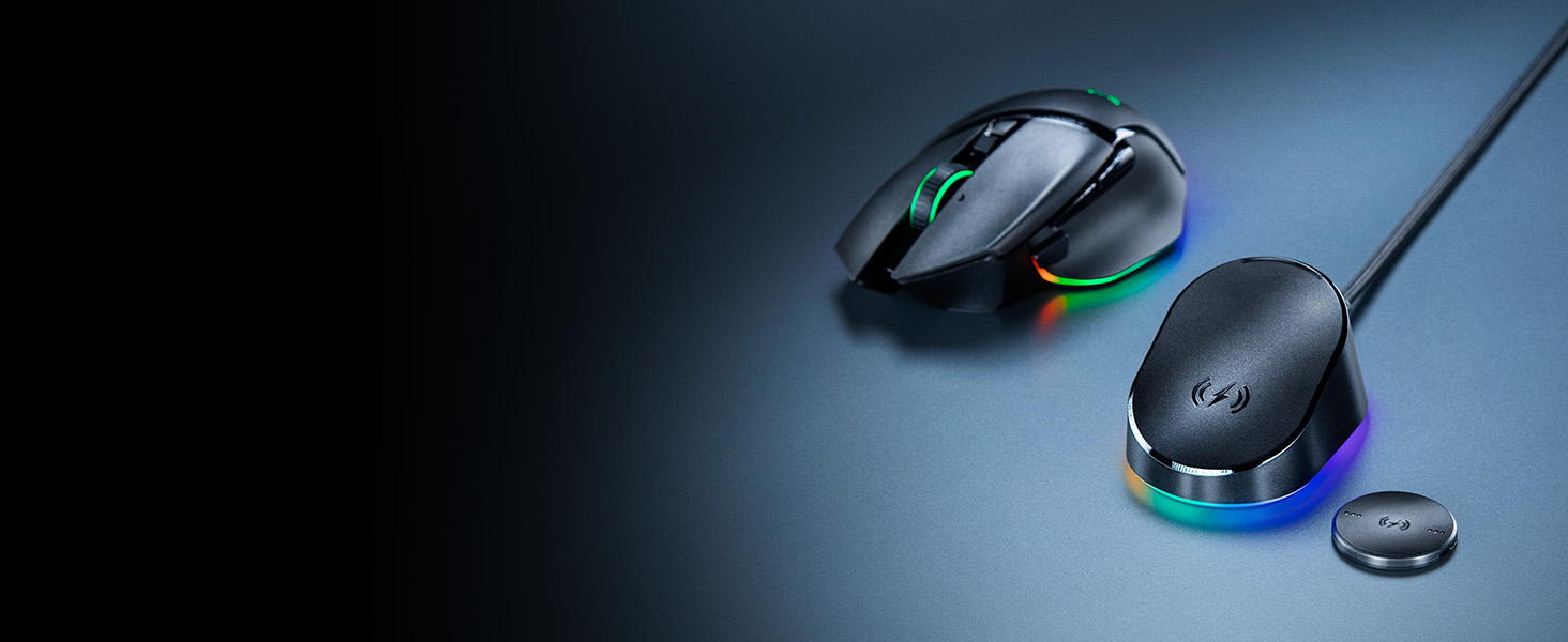 Бездротова ігрова миша Razer Basilisk V3 Pro з оптичним сенсором Focus Pro 30K, колесом HyperScroll та RGB-підсвіткою Chroma, чорна