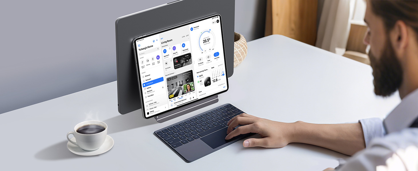 Підставка для ноутбука SODI вертикальна, автоматична, з алюмінію, для MacBook Pro/Air, ноутбуків, планшетів, телефонів (сіра)