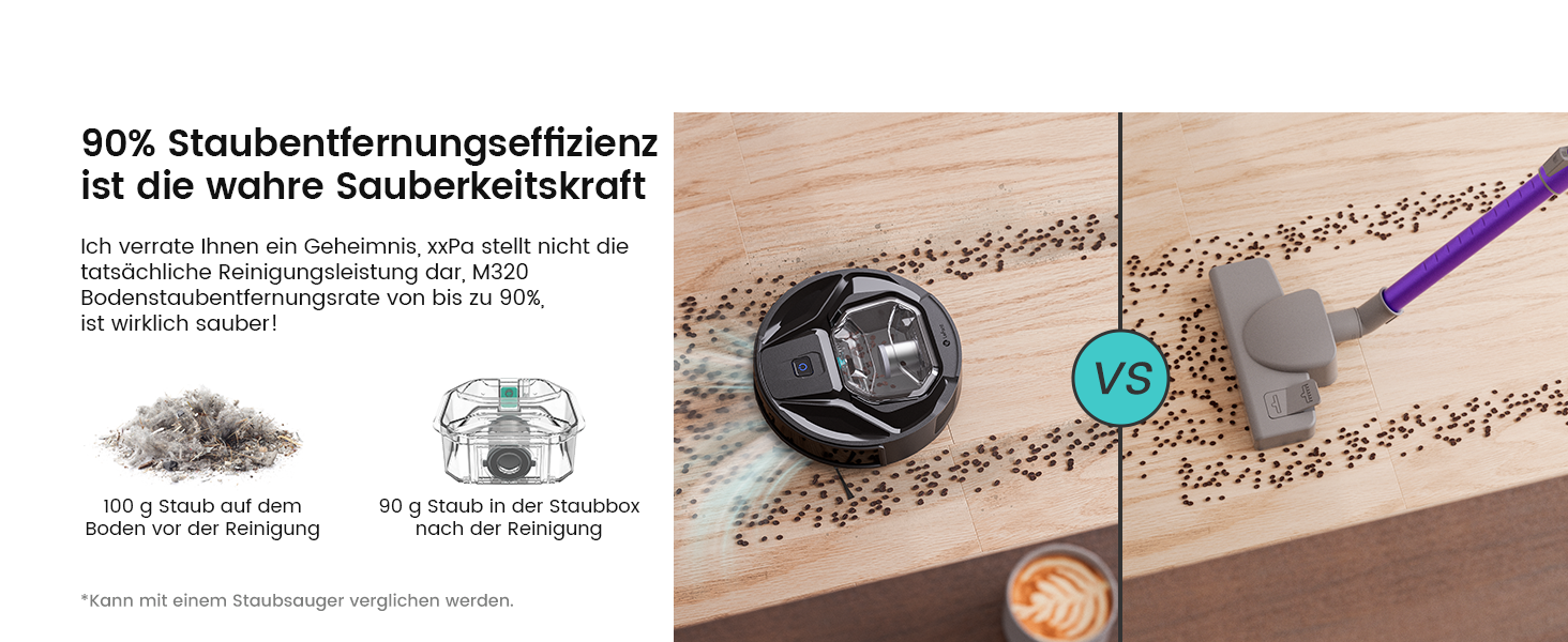 Робот-пилосос Lefant Gen2 з функцією миття, 12000Pa, автоматичне порожнення, LiDAR, Freemove 3.0, 8 тижнів бездротової роботи (чорний)