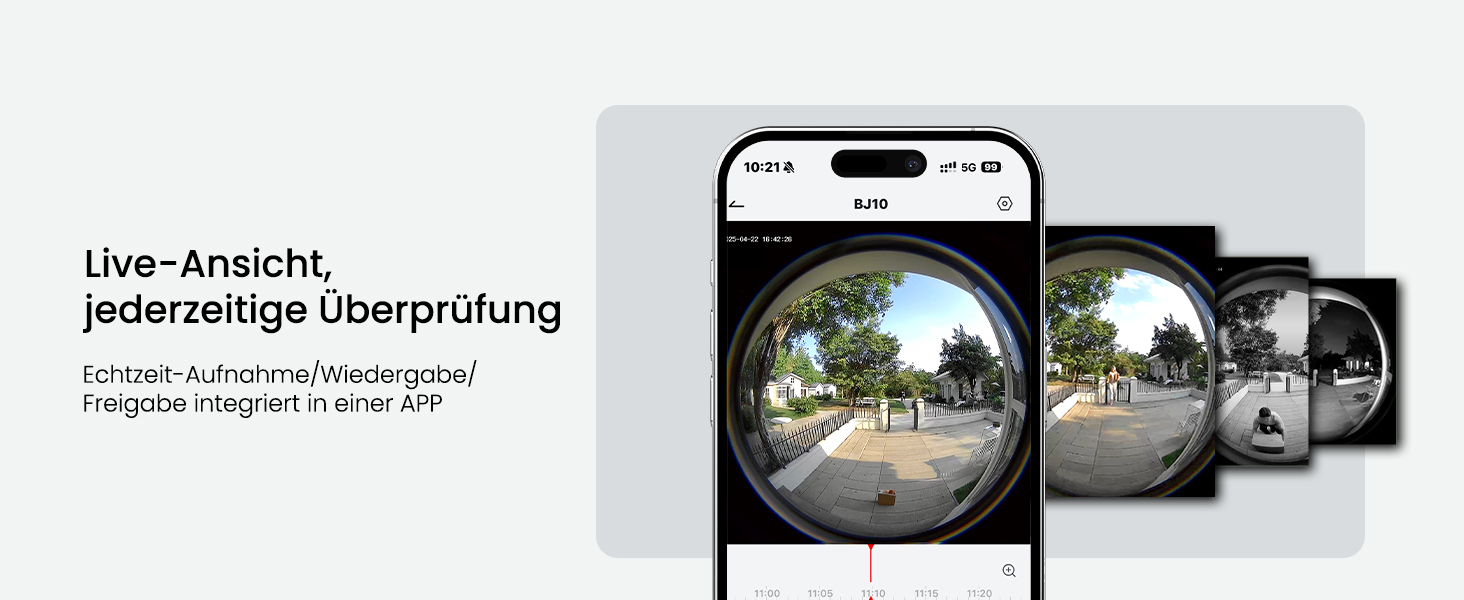 Відеодзвінок ieGeek з камерою 180° Fisheye, 2K 3MP, Wi-Fi, AI-розпізнавання руху, IP65, нічне бачення, Alexa, 2.4GHz