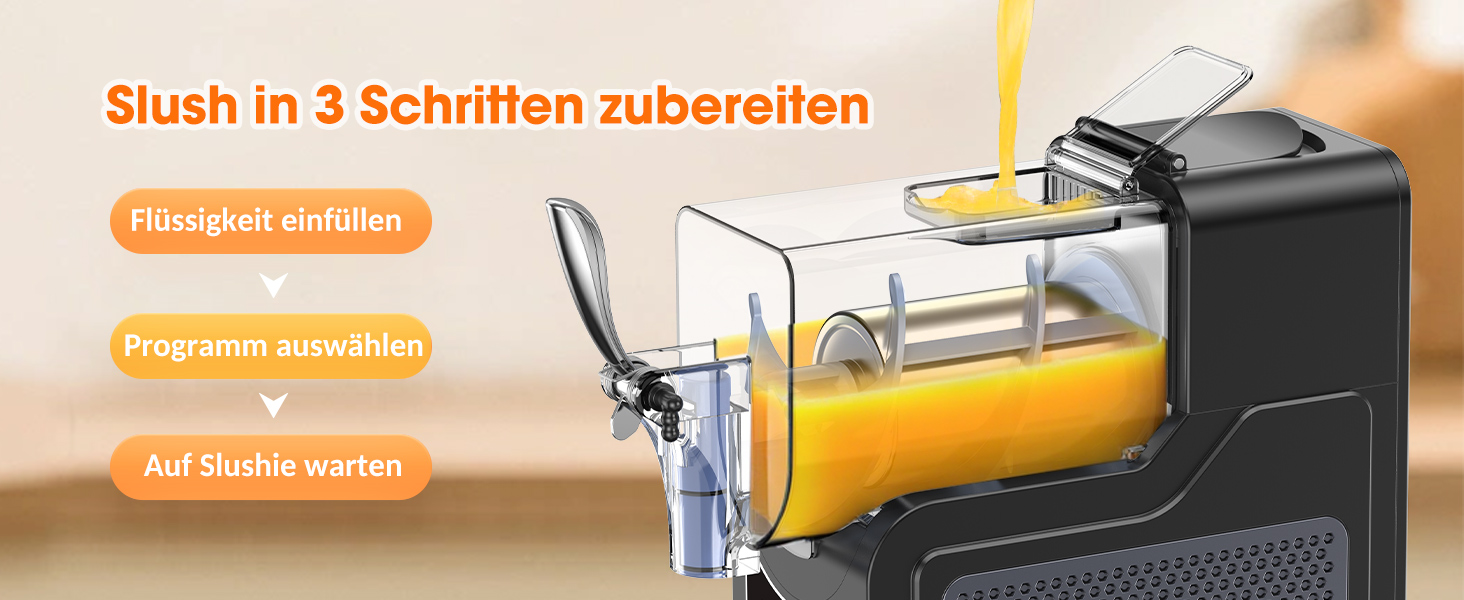 Машина для приготування сляш та коктейлів Richday SL-3025: 2л, 6 програм, LED дисплей, WhisperChill