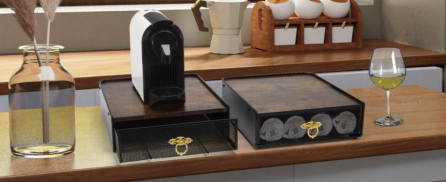 Тримач для капсул Tassimo (64 шт.) - металевий органайзер для капсул кави, стійка-органайзер