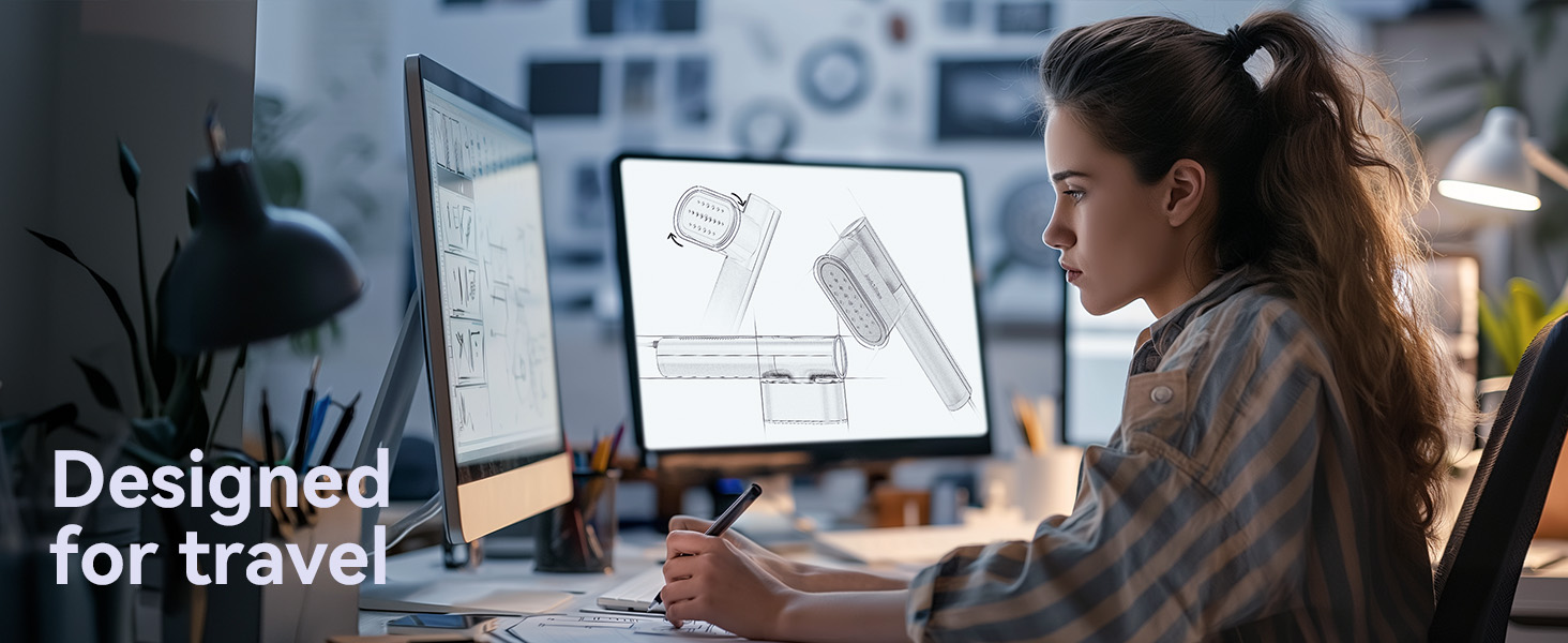 Парoгенератор для одягу Jack & Rose, 110-240V, 1000W, портативний, 2-в-1, для подорожей, сірий